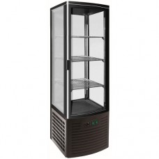 Aukstuma vitrīna (melnā) 235 L