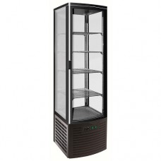 Aukstuma vitrīna (melnā) 280 L