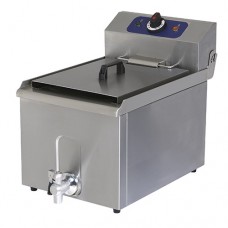 Fritieris (8 ltr) ar eļļas noliešanas krānu
